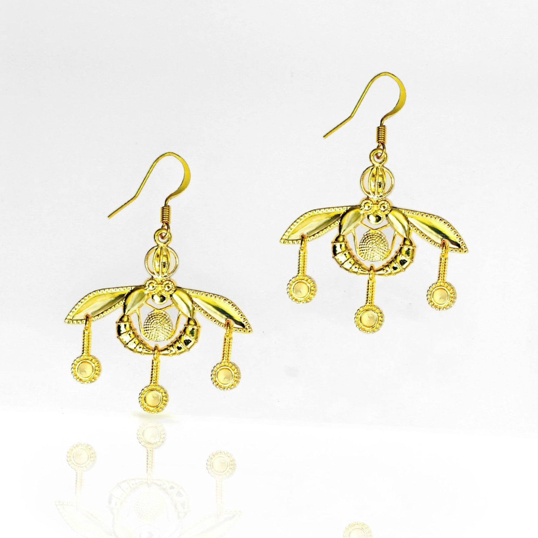 Σκουλαρίκια Μέλισσες Μαλίων Μεσαίες ' - ' ΣΚΟΥΛΑΡΙΚΙΑ