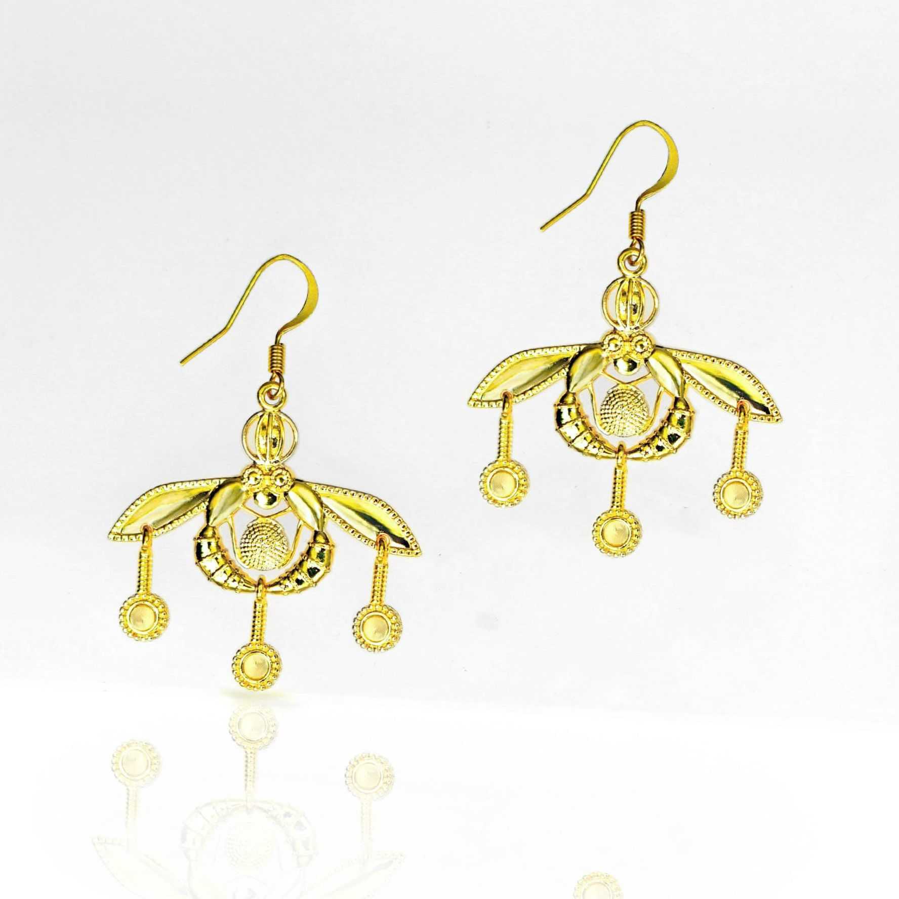 Σκουλαρίκια Μέλισσες Μαλίων Μεσαίες