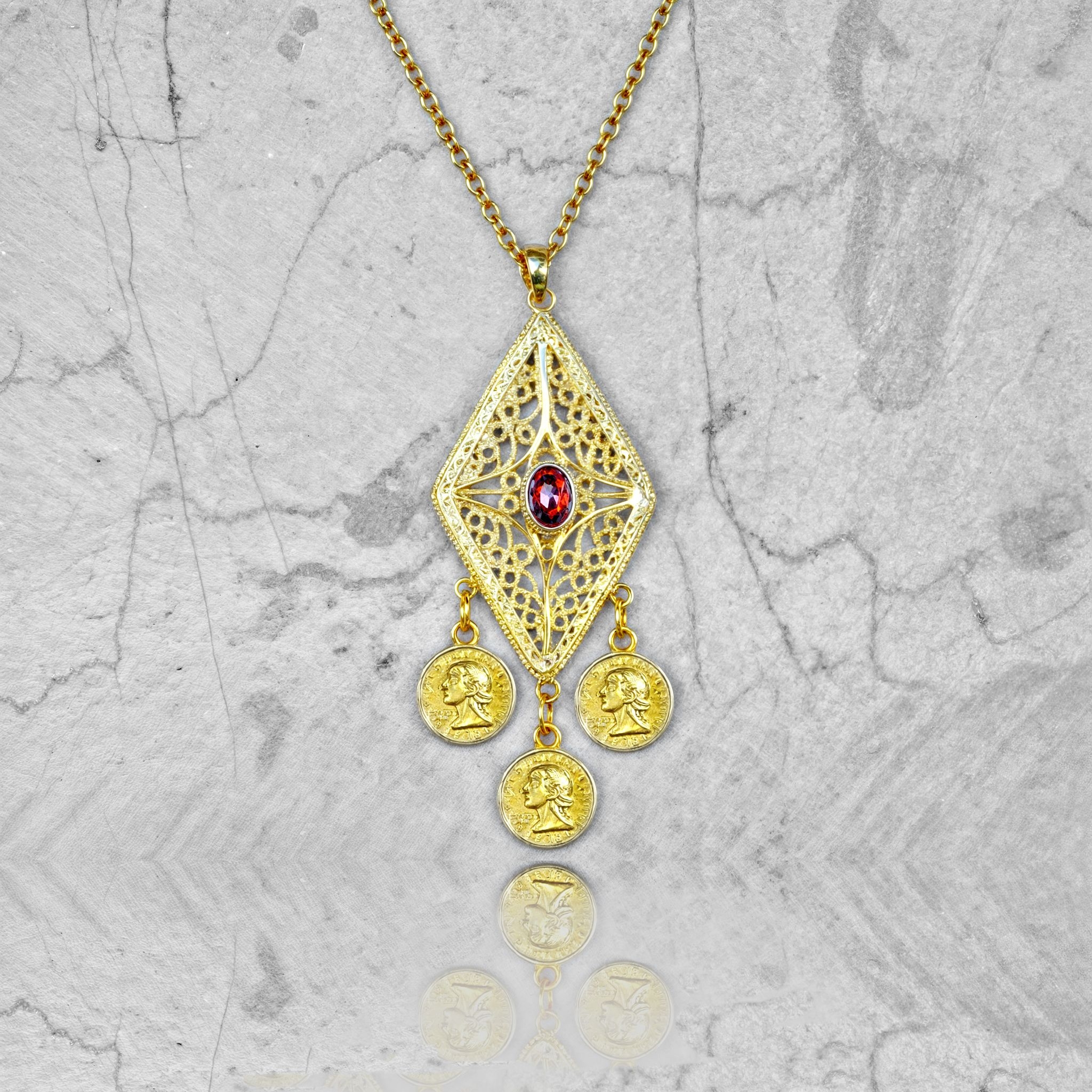 Μενταγιόν Φιλιγκρί ' - ' ΚΟΛΙΕ & ΜΕΝΤΑΓΙΟΝ