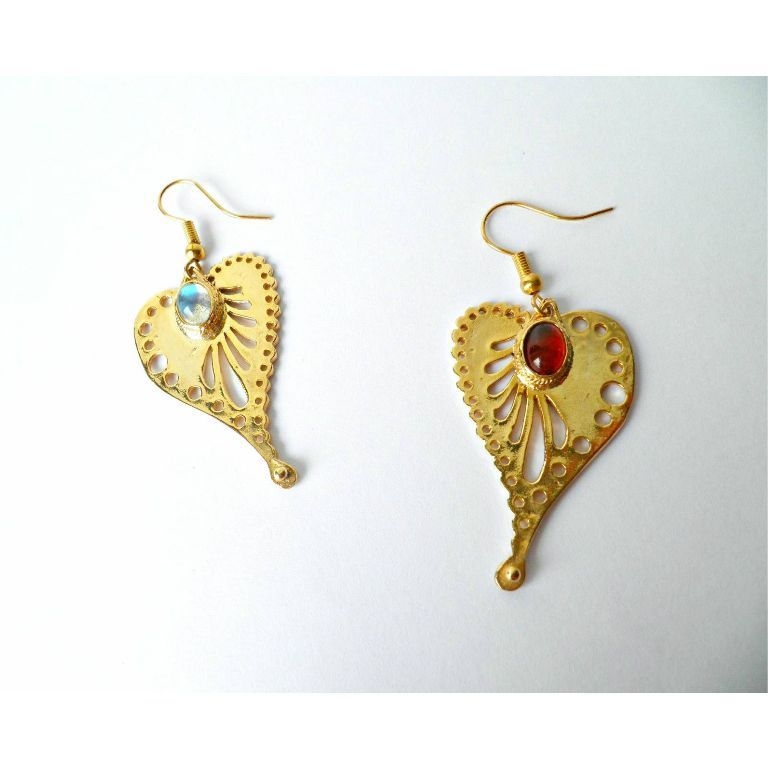 Σκουλαρίκια Διάτρητα Επίχρυσα ' - ' ΣΚΟΥΛΑΡΙΚΙΑ