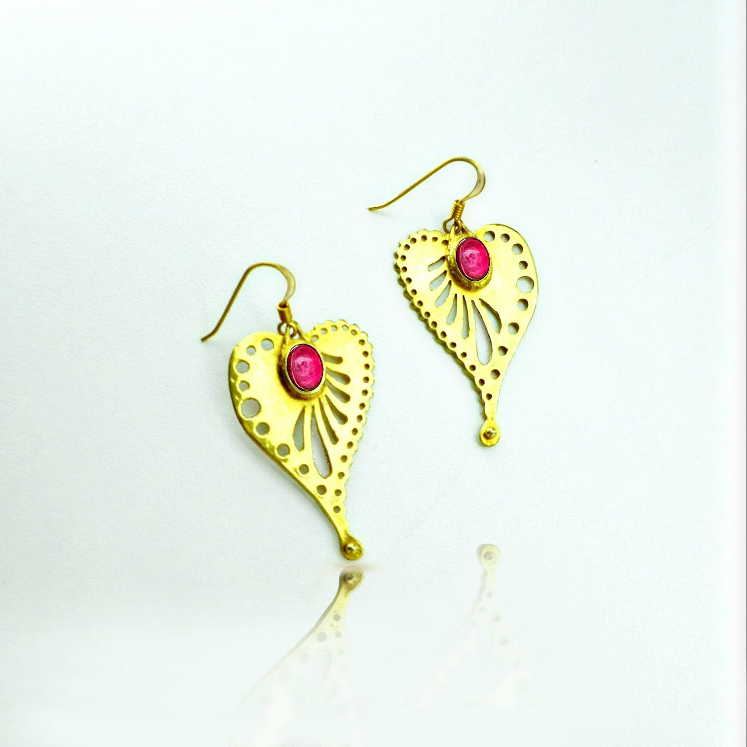 Σκουλαρίκια Διάτρητα Επίχρυσα ' - ' ΣΚΟΥΛΑΡΙΚΙΑ